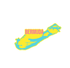 Bermuda Sticker vinyl sticker